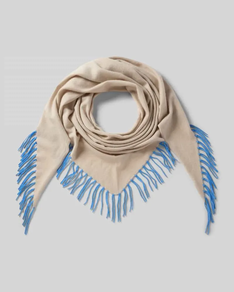 Herzen's Angelegenheit Schal mit Ausfransungen Beige