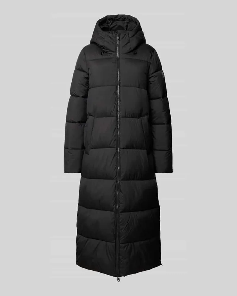 ECOALF Steppmantel mit Zweiwege-Reißverschluss Modell 'BINA Black