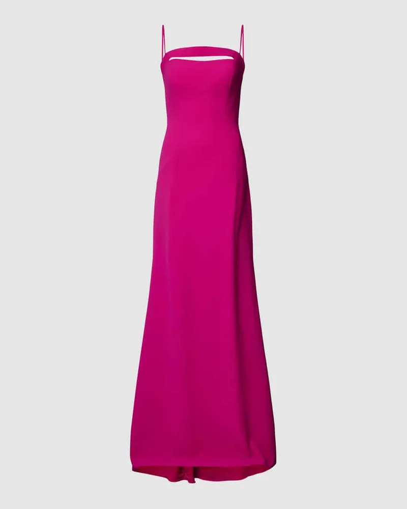 Vera Wang Abendkleid mit Cut Out Modell 'VANIGLIA Fuchsia