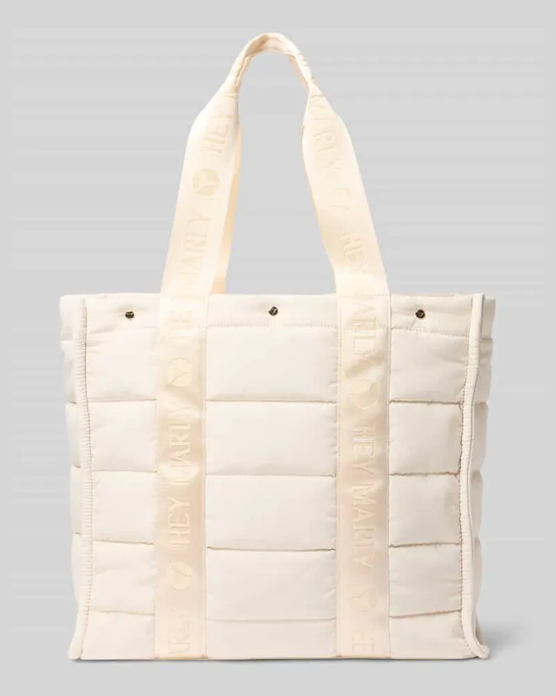 Hey Marly Handtasche in Stepp-Optik Modell 'Best Buddy Ecru