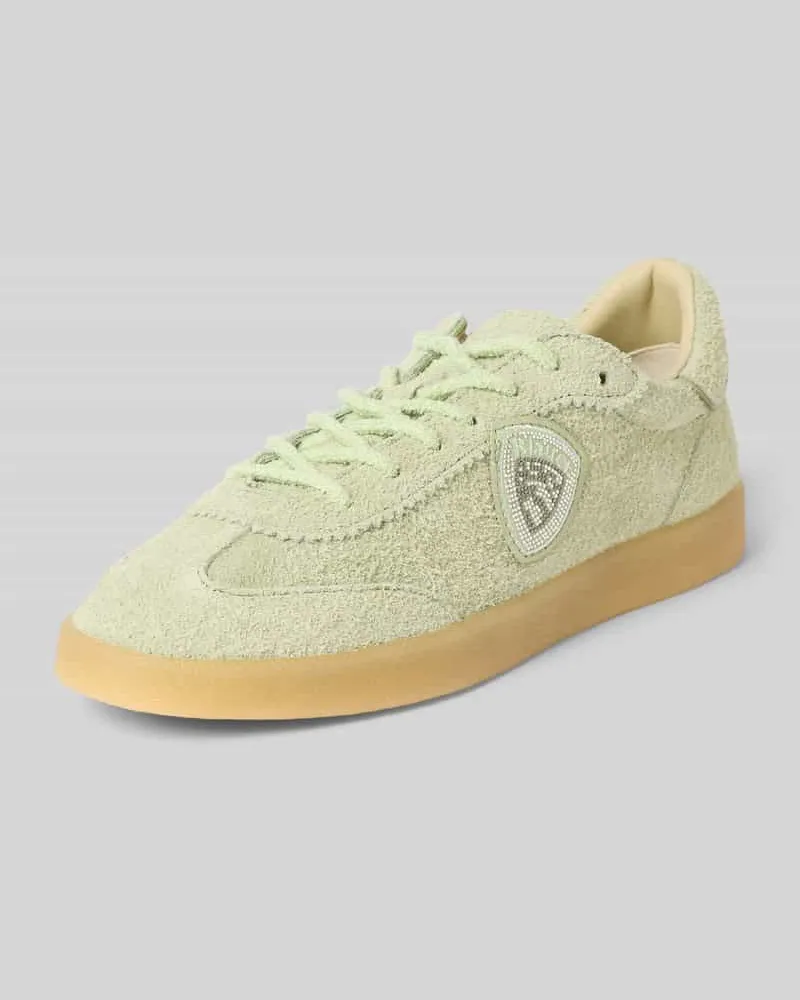 Blauer Sneaker mit Label-Detail Modell 'AURORA01 Lind