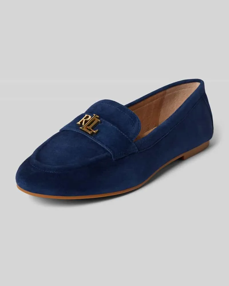 Ralph Lauren Loafers mit Label-Applikation Modell 'AVERI III Marine