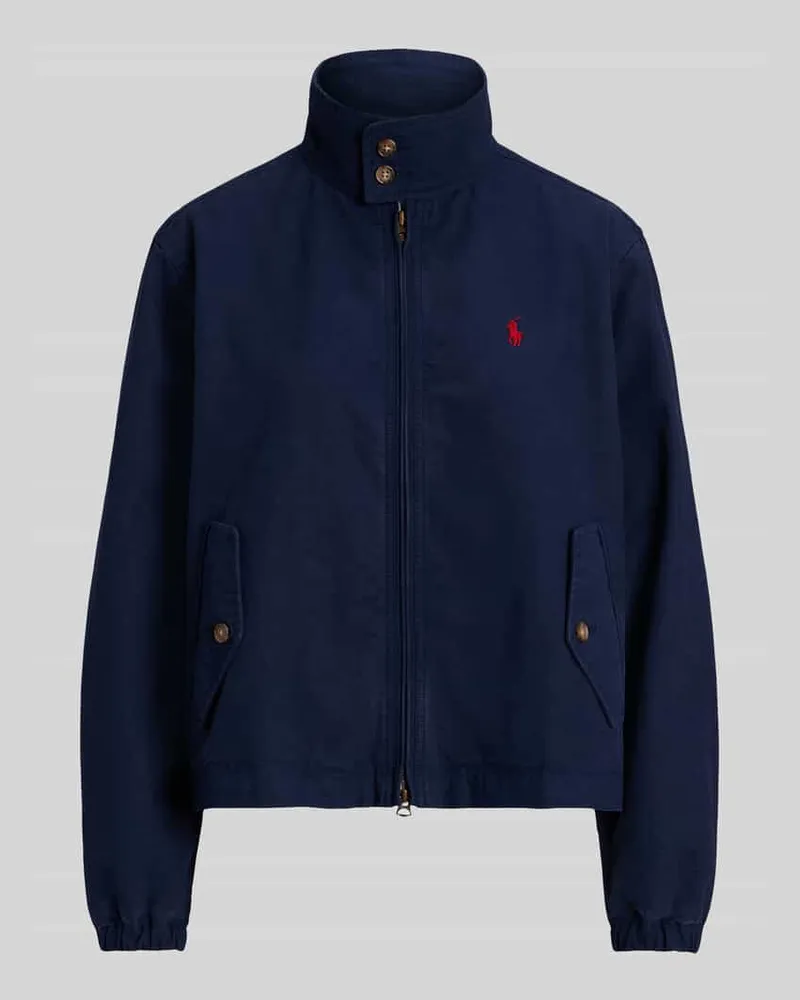 Ralph Lauren Regular Fit Blouson aus reiner Baumwolle Marine