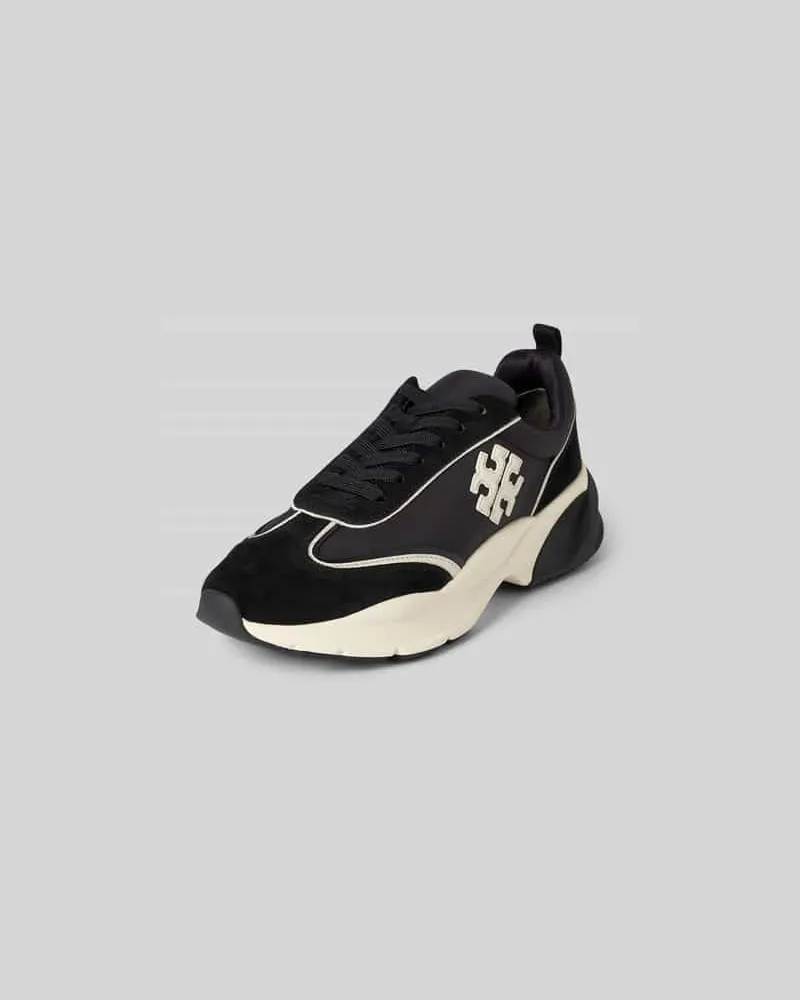 Tory Burch Sneaker mit Logo-Stitching Black
