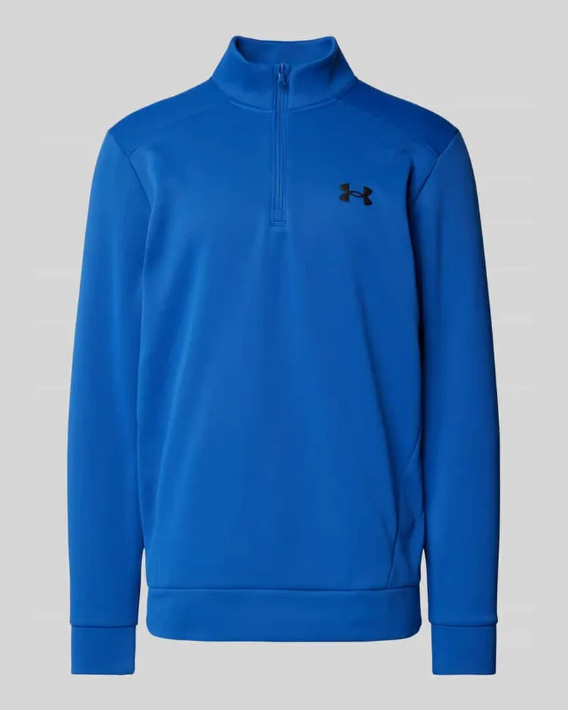 Under Armour Troyer mit Label-Print Rauchblau