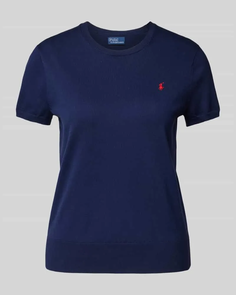 Ralph Lauren Strickshirt mit Logo-Stitching Marine