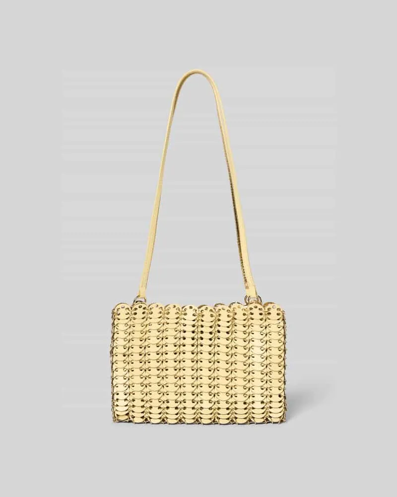Paco Rabanne Shoulder Bag in metallic Gold