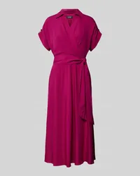 Ralph Lauren Hemdblusenkleid in Wickel-Optik Modell 'FRATILLIO Fuchsia