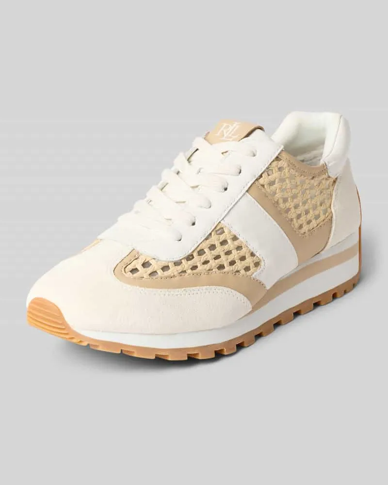 Ralph Lauren Sneaker aus echtem Leder Modell 'DANI Offwhite