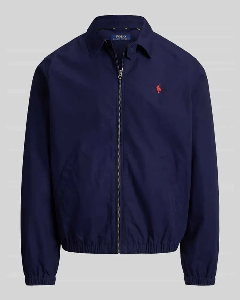Ralph Lauren Regular Fit Blouson aus reiner Baumwolle Marine