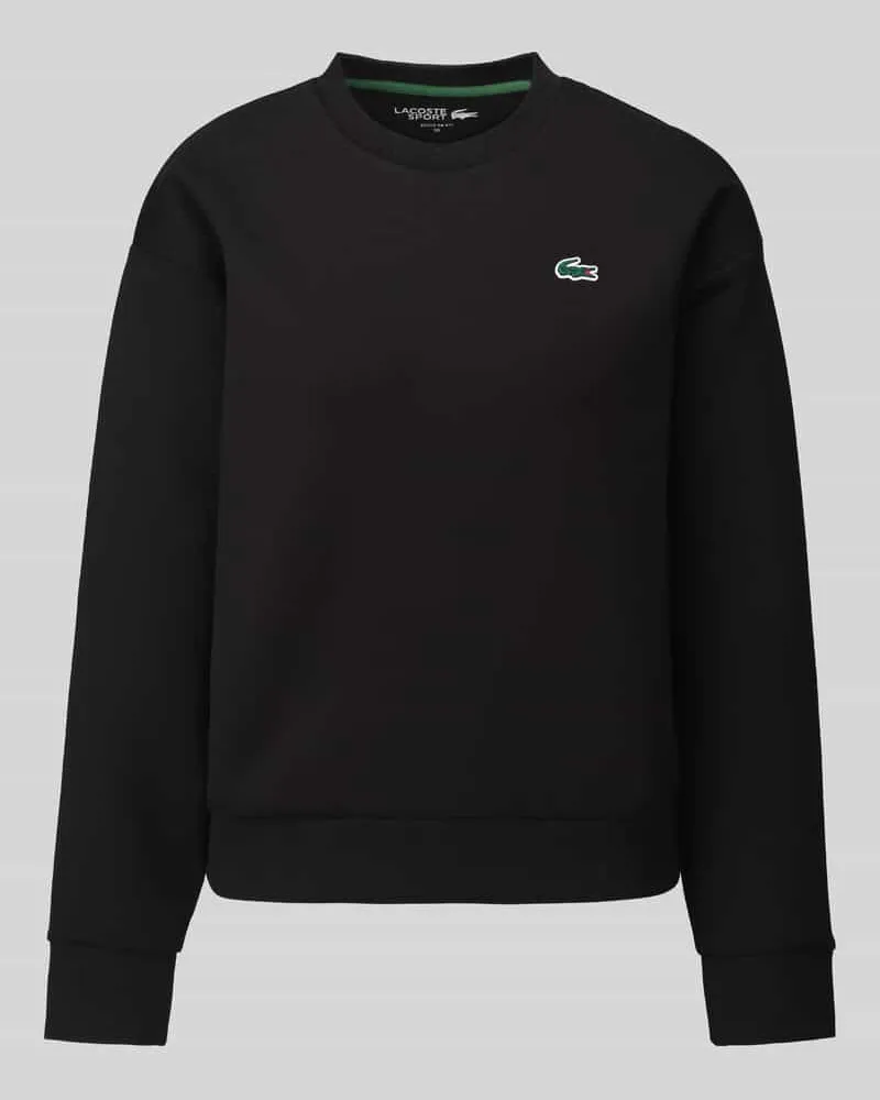 Lacoste Regular Fit Sweatshirt mit Baumwoll-Anteil Black
