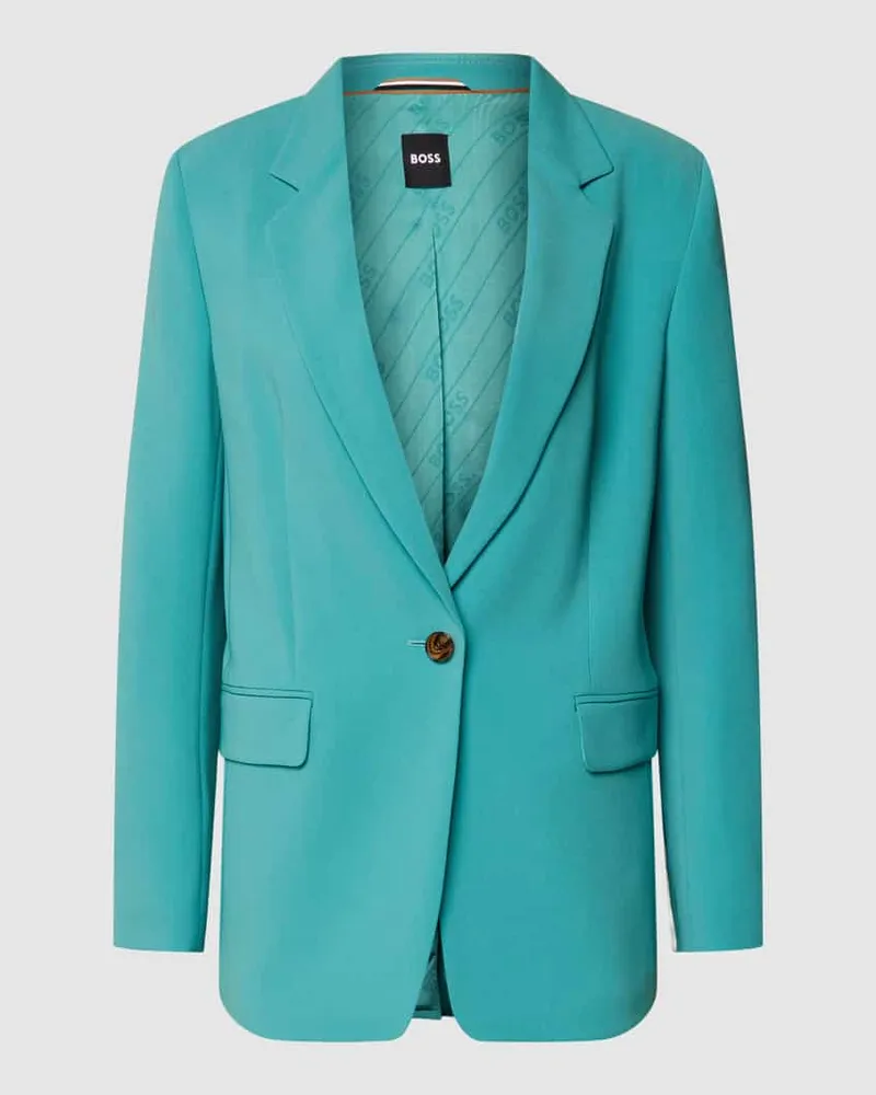 HUGO BOSS Blazer mit Reverskragen Modell 'Jocaluah Helltuerkis