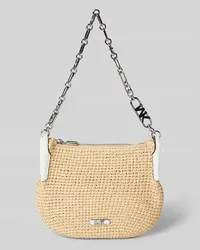 Michael Kors Handtasche mit Label-Applikation Beige