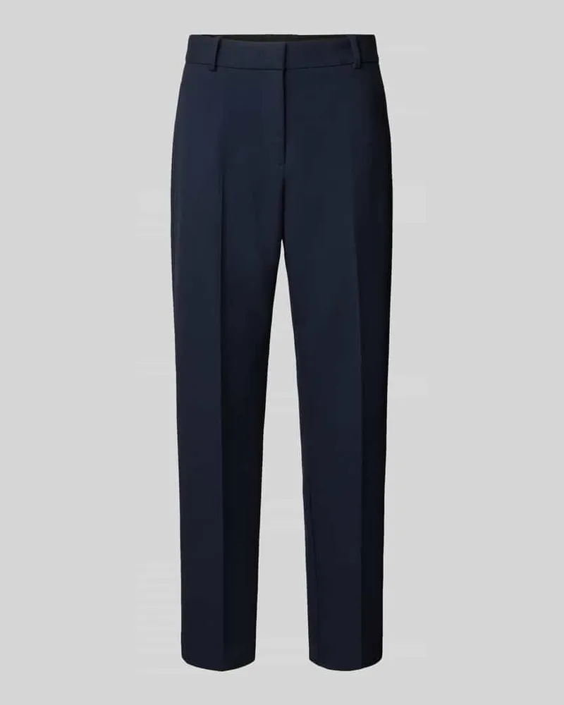 Tommy Hilfiger Straight Leg Stoffhose mit Viskose-Anteil Modell 'PUNTO Marine