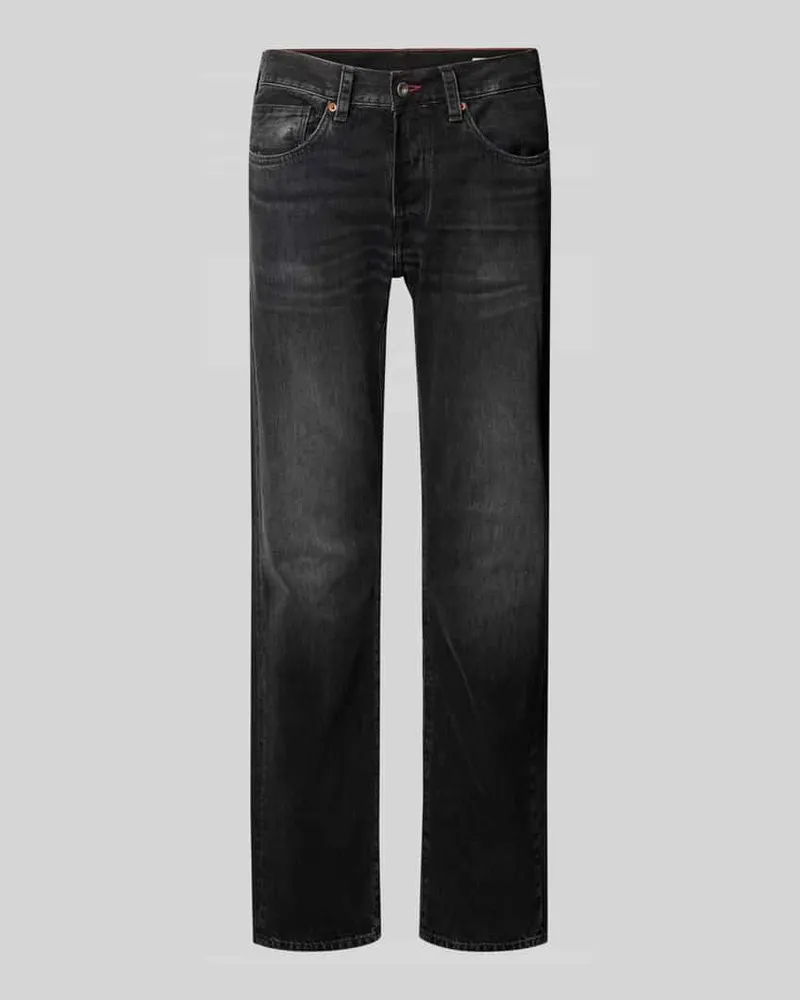 Replay Straight Fit Jeans Modell 'DERRYCK Anthrazit