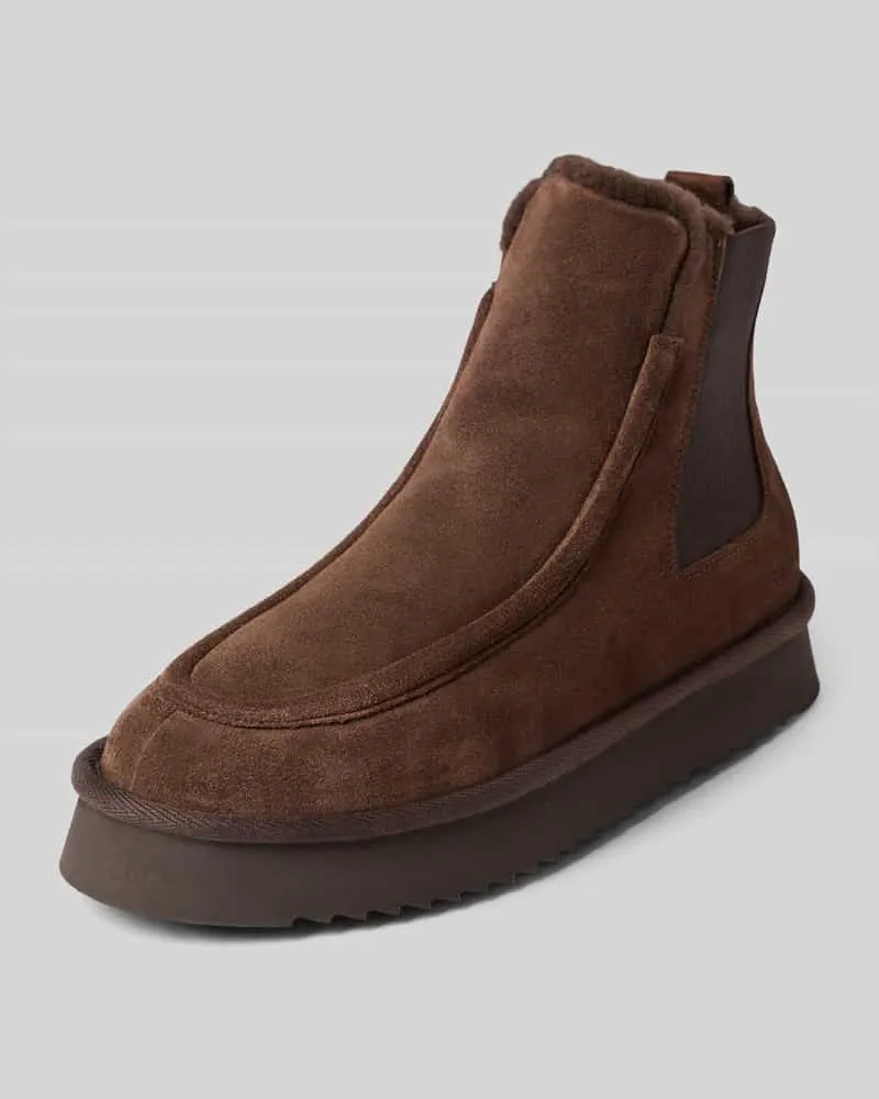 Copenhagen Stiefelette mit elastischen Einsätzen Modell 'CPH267 Dunkelbraun