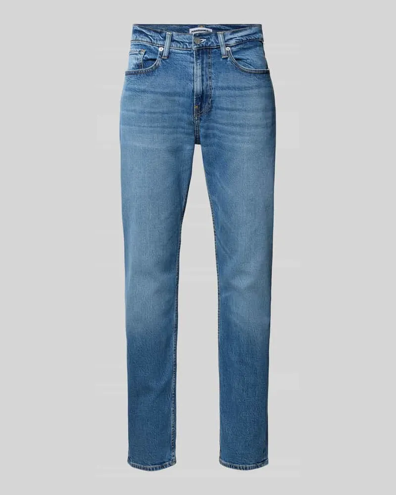 Armedangels Straight Fit Jeans aus Baumwoll-Mix Modell 'DYLAANO Blau
