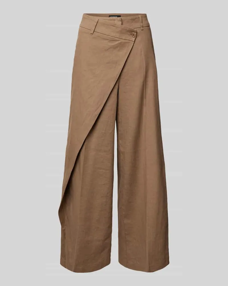 Cambio Wide Fit Hose aus Leinen-Mix Modell 'ANAIS Hazel