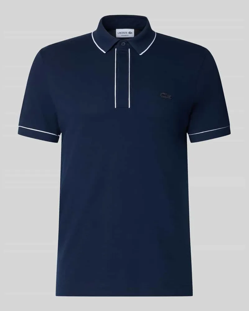 Lacoste Regular Fit Poloshirt aus Baumwoll-Mix Marine