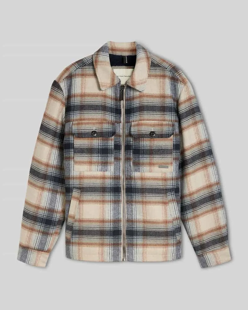 Tom Tailor Hemdjacke mit Label-Detail Mint