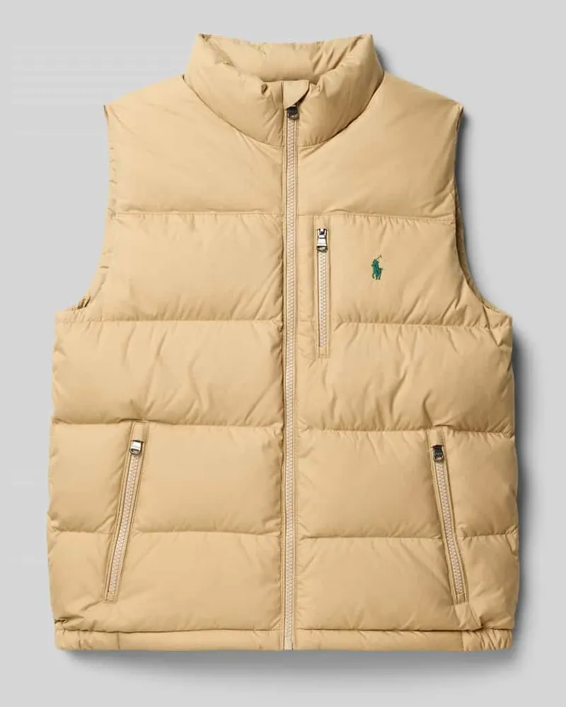 Ralph Lauren Steppweste mit Logo-Stitching Beige