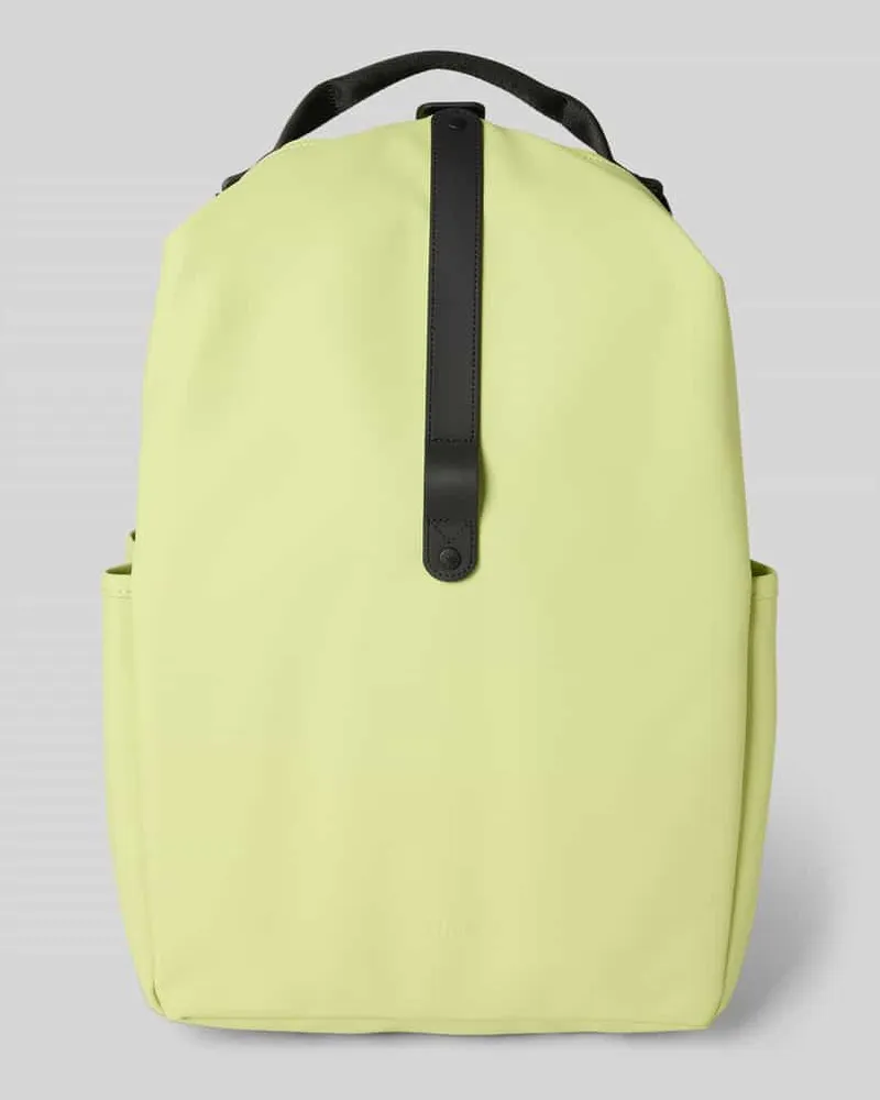 RAINS Rucksack mit Tragehenkel Hellgruen