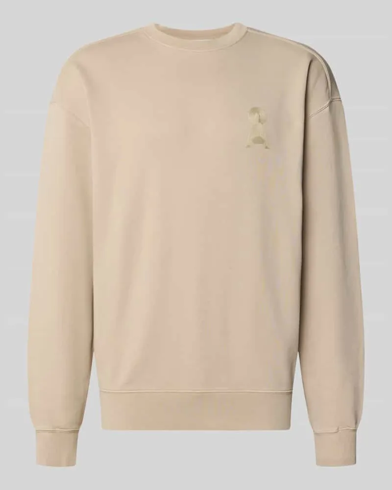 Armedangels Relaxed Fit Sweatshirt aus reiner Bio-Baumwolle Modell 'ICONIC Å GMT Sand