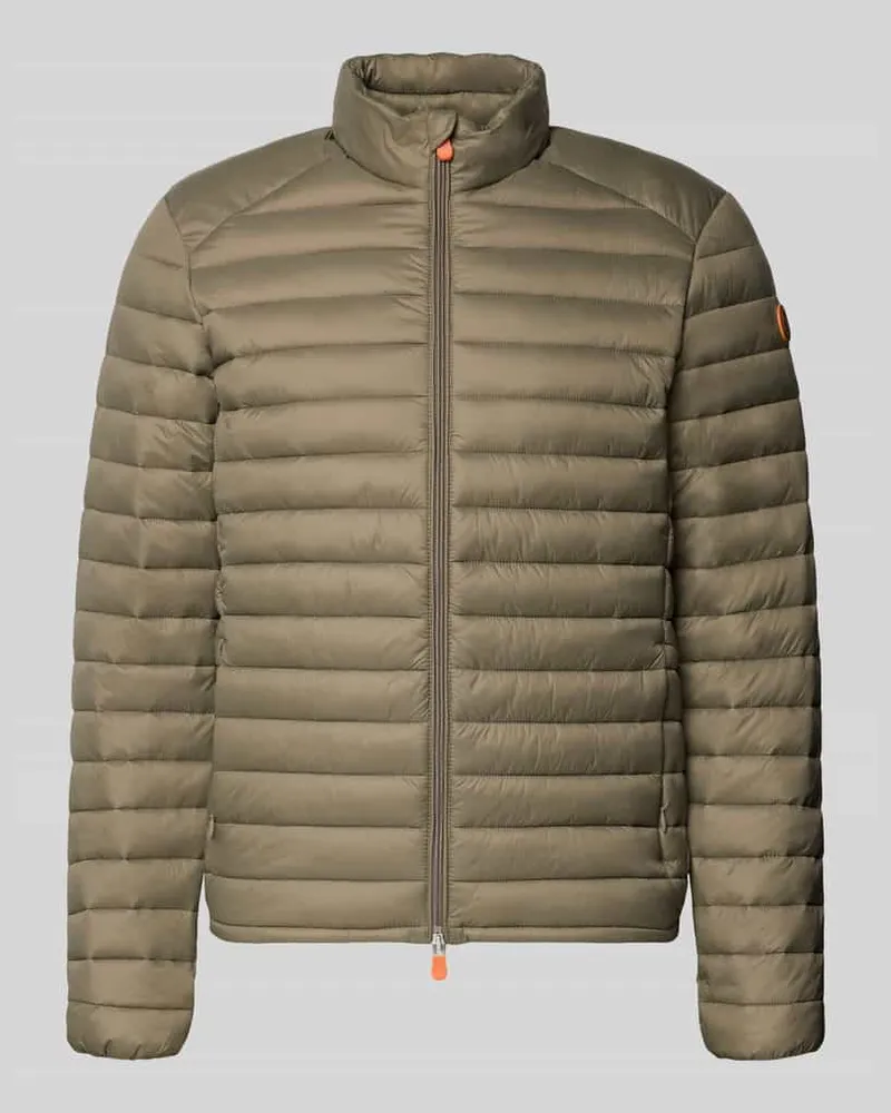 Save The Duck Steppjacke mit Zweiwegereißverschluss Modell 'Alexander Mittelgrau