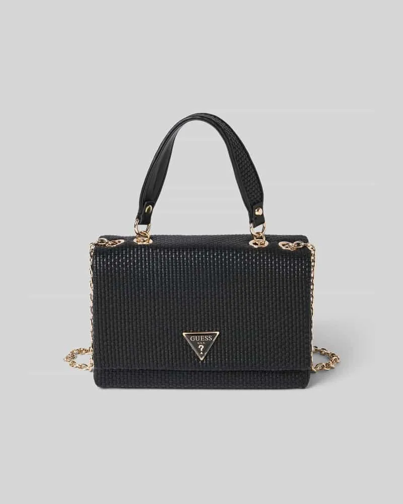 Guess Handtasche in Flecht-Optik Modell 'PHAEDRA Black