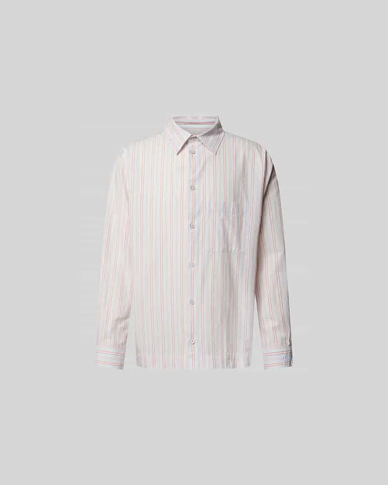 Won Hundred Regular Fit Freizeithemd mit Kentkragen Rose