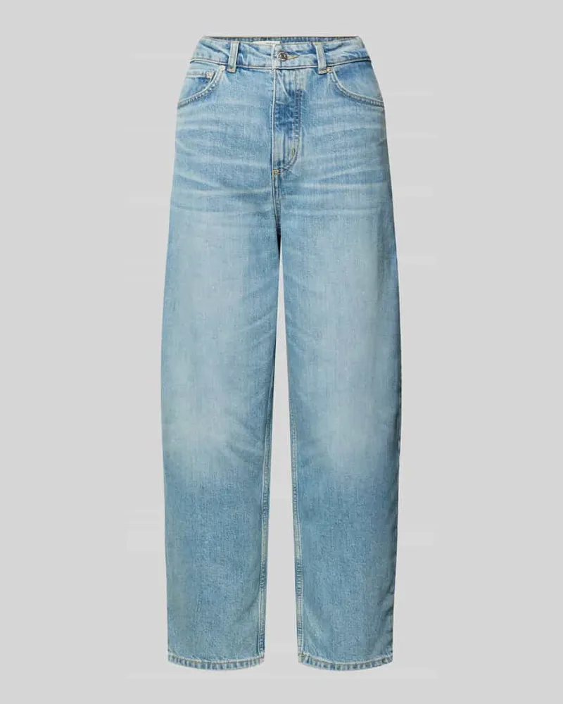 Marc O'Polo Wide Fit Jeans aus Baumwoll-Mix Modell 'LARA Jeansblau