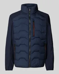 Tom Tailor Regular Fit Steppjacke mit Struktur-Mix Marine