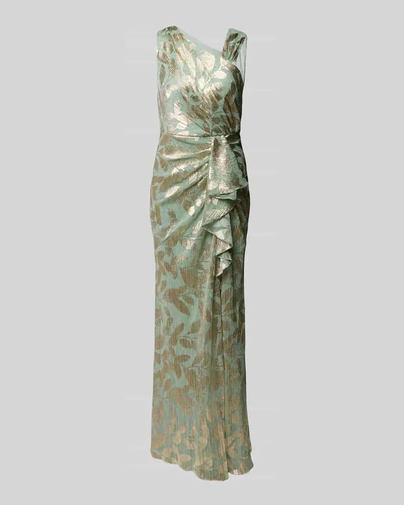 Adrianna Papell Abendkleid in Ripp-Optik Hellgruen