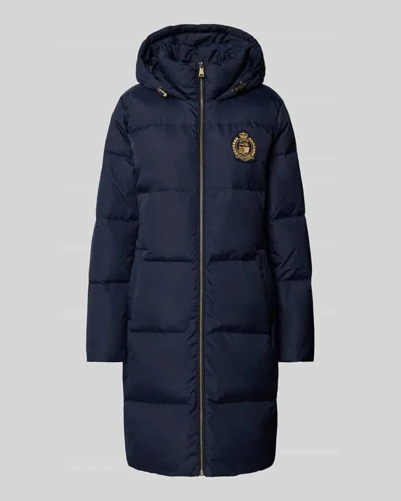 Ralph Lauren Steppmantel mit Label-Stitching Dunkelblau