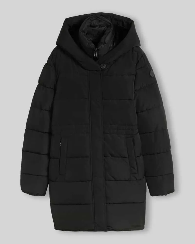 Tom Tailor Steppmantel mit Kapuze Black