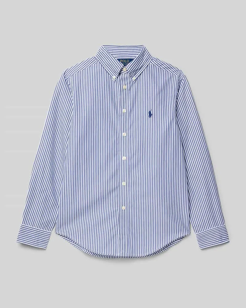 Ralph Lauren Regular Fit Hemd mit Button-Down-Kragen Marine