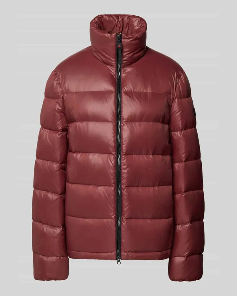 Peuterey Regular Fit Steppjacke mit Stehkragen Modell 'KEKE Bordeaux