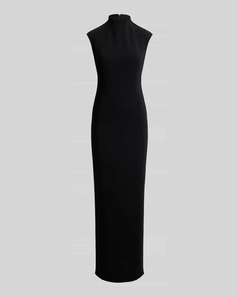 Ralph Lauren Figurbetontes Abendkleid aus Viskose-Mix Black
