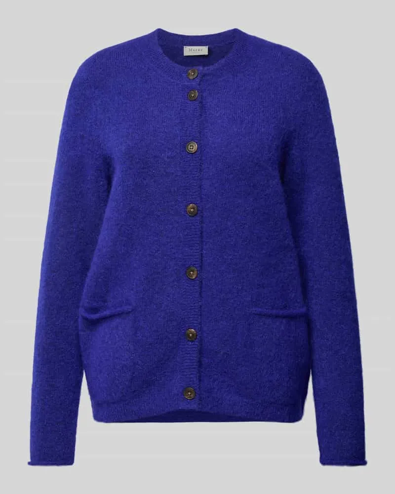 Maerz Strickcardigan mit Eingrifftaschen Lila