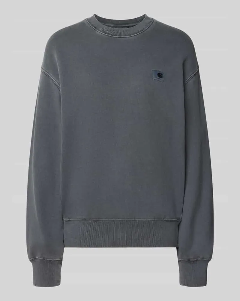 Carhartt WIP Relaxed Fit Sweatshirt aus reiner Baumwolle Anthrazit