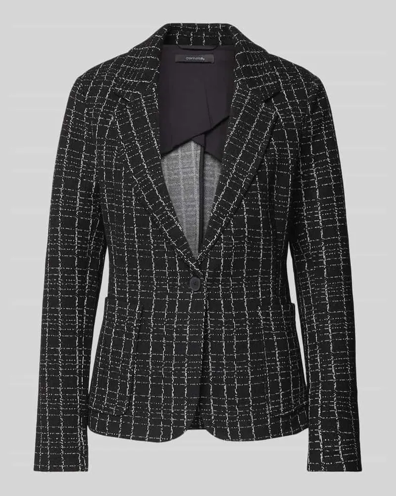 COMMA Blazer mit Reverskragen Black