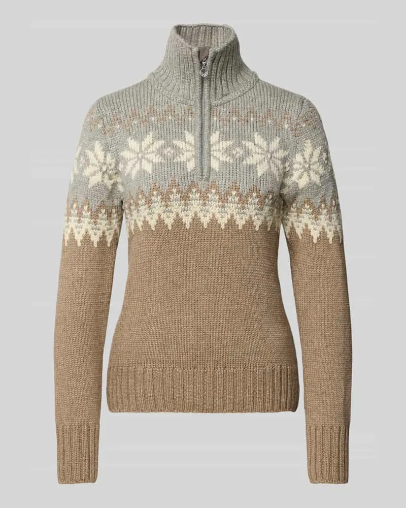 Dale of Norway Norwegerpullover aus Woll-Mix Modell 'Myking Camel