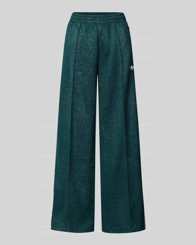 adidas Sweatpants mit elastischem Bund Dunkelgruen