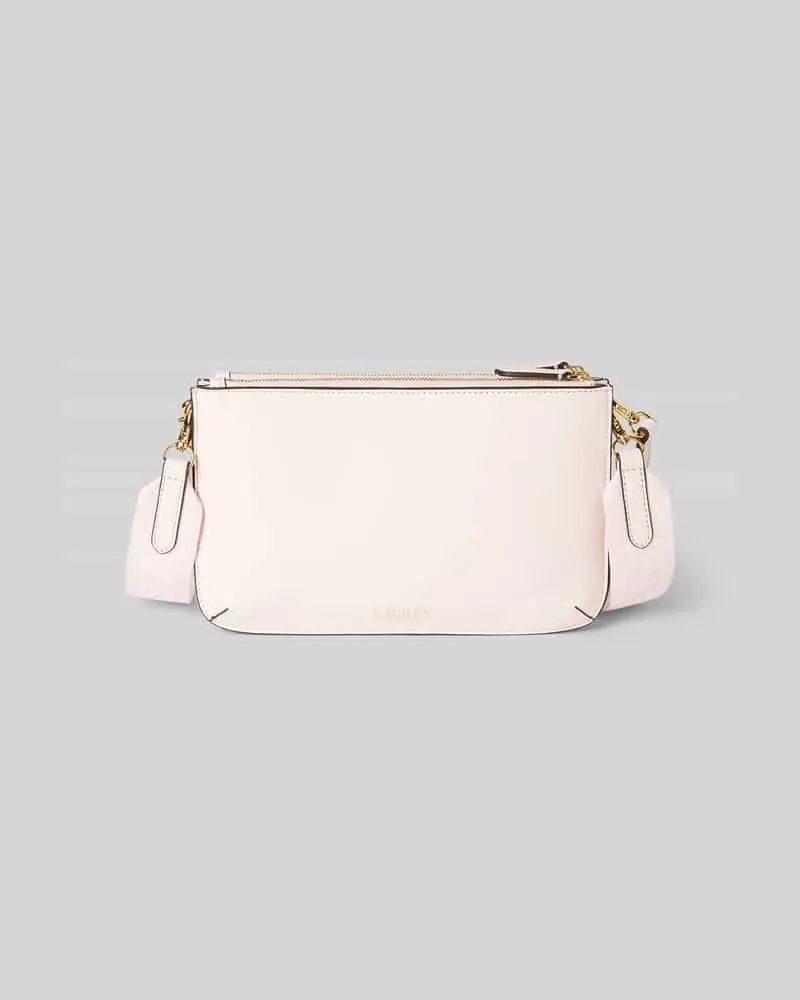 Ralph Lauren Handtasche aus Leder in unifarbenem Design Modell 'LANDYN Hellrosa