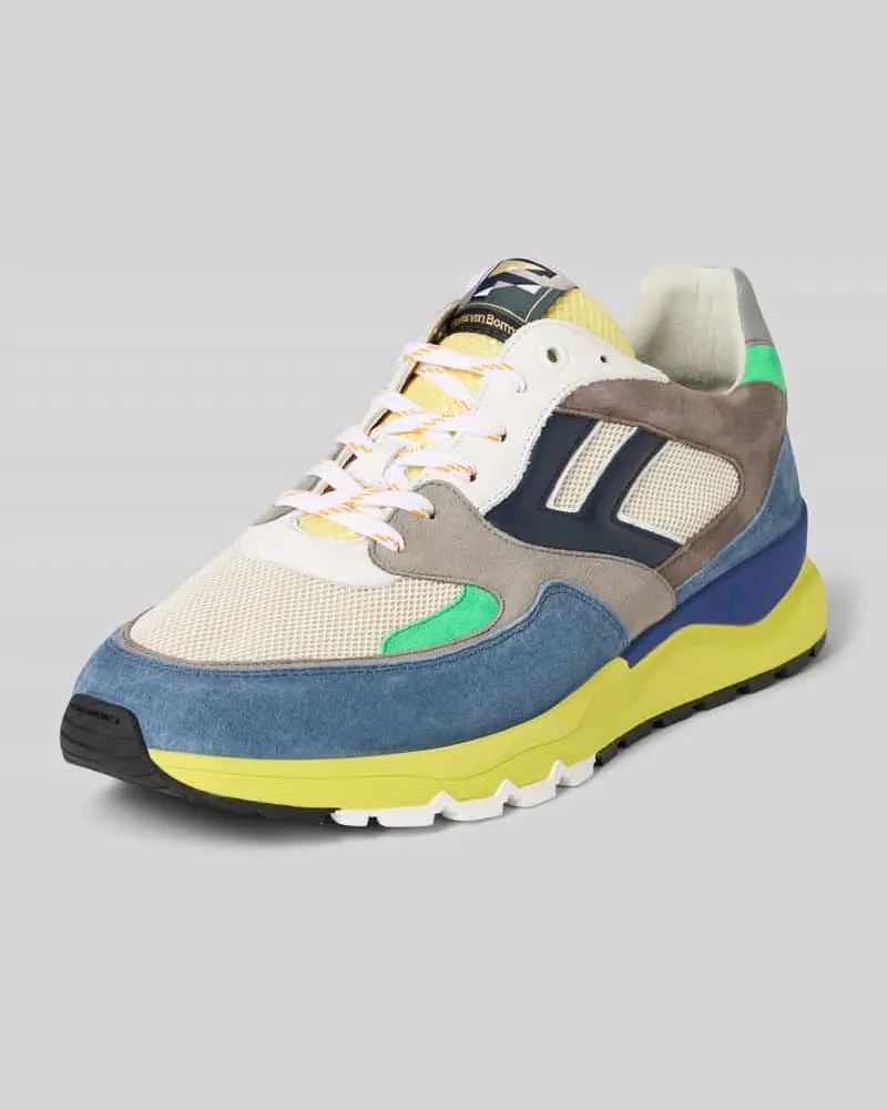 Floris van Bommel Sneaker mit Label-Detail Blau