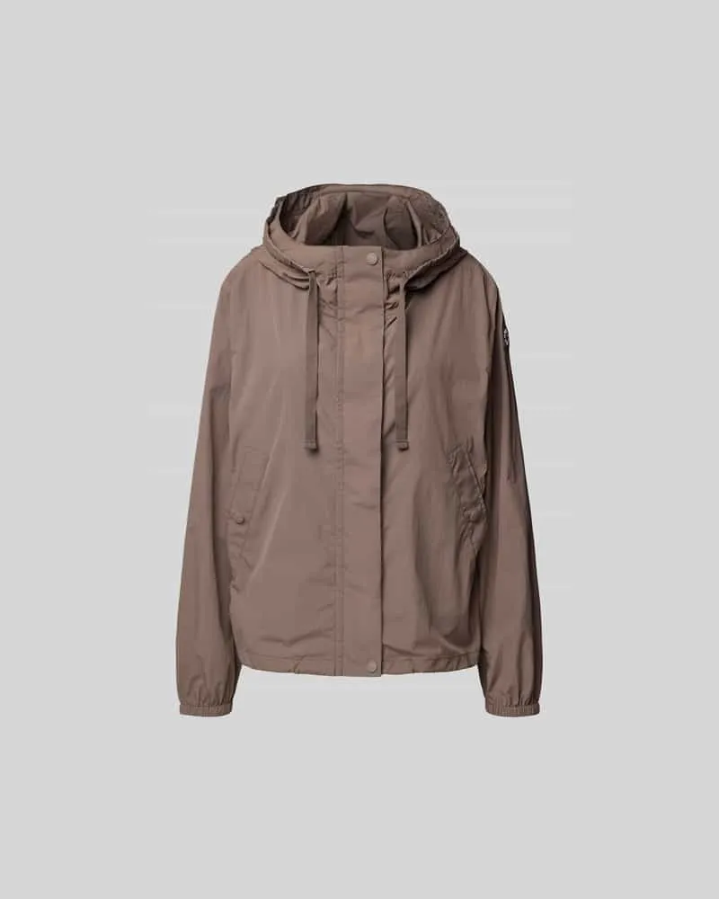 Kenzo Windbreaker mit Kapuze Taupe