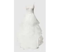 Brautkleid mit Details aus Spitze