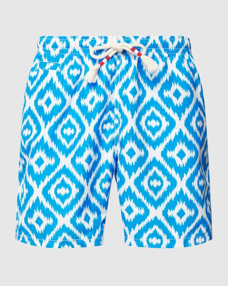 MC2 Saint Barth Badehose mit Allover-Print Modell 'CAPRESE Royal