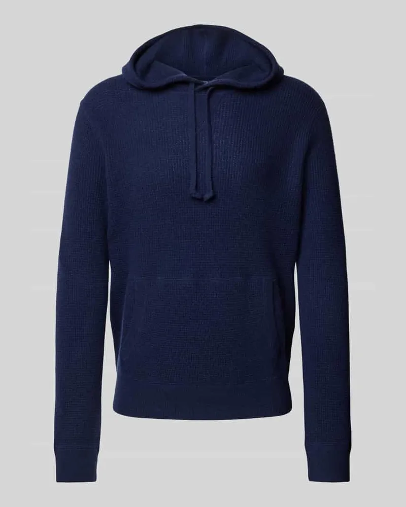 Ralph Lauren Kaschmirpullover mit Kapuze Marine