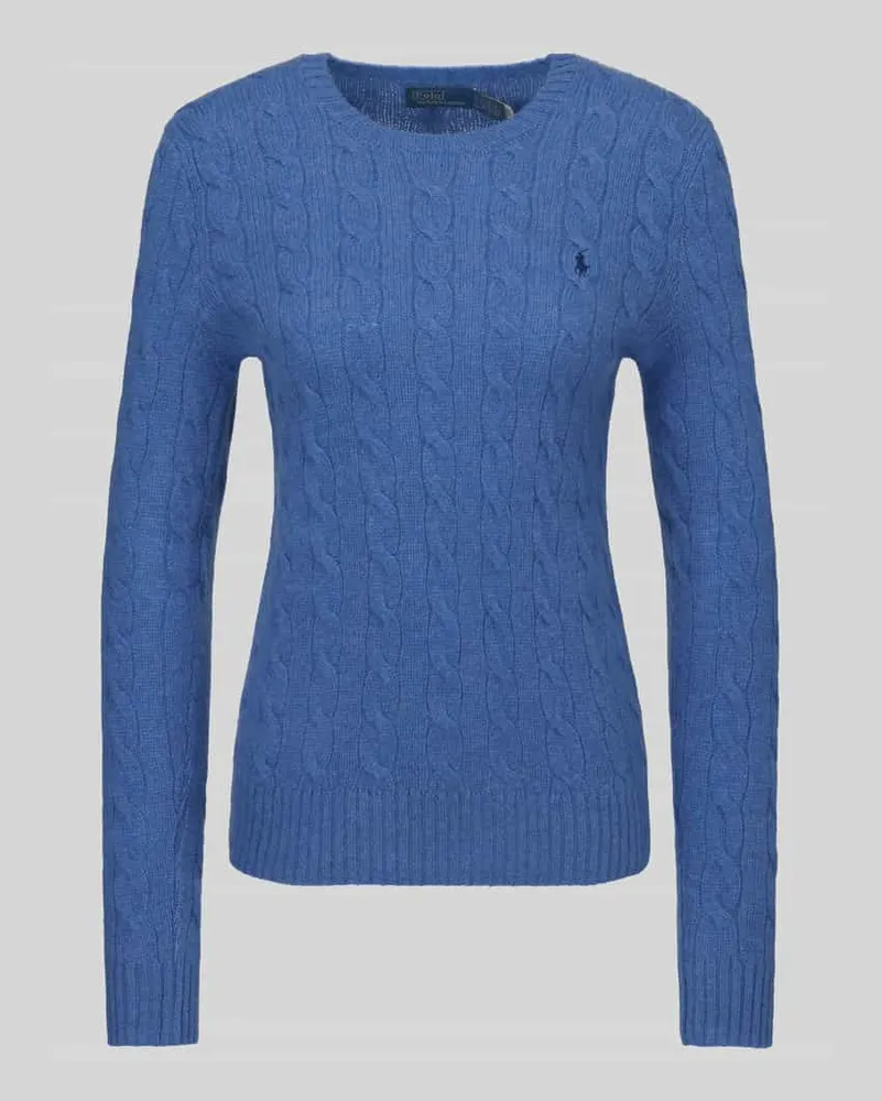 Ralph Lauren Regular Fit Pullover aus Woll-Kaschmir-Mix 'JULIANNA Blau
